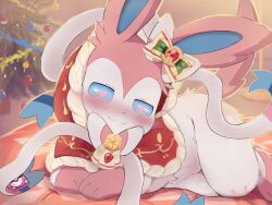 eeveelution from christmas by osoiyume