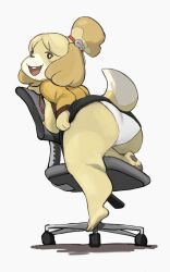 isabelle (animal crossing) from animal crossing by totonpe77