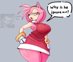 amy rose from sega by majora31