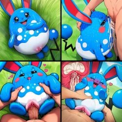 1boy 1girl 4koma :3 ai_generated animal_ears animal_nose azumarill black_eyes blush blush_stickers body_fur buck_teeth clitoris closed_eyes colored_skin completely_nude cum cum_in_mouth cum_in_pussy day ejaculation erection fellatio flat_chest from_above full_body furry furry_female furry_with_non-furry game_freak generation_2_pokemon grabbing grass half-closed_eyes hand_on_another's_cheek hand_on_another's_face hand_on_another's_head hand_up hands_up happy happy_sex heart hetero internal_cumshot interspecies kneeling looking_at_viewer looking_up lying male_pubic_hair mongrealai motion_lines multiple_views navel nintendo nude on_back on_ground open_mouth oral outdoors penis pokemon pokemon_(creature) pokephilia pov pubic_hair pussy pussy_juice rabbit_ears rabbit_girl saliva sex shiny shiny_skin smile solo_focus spread_legs standing stomach straight-on sweat tail tongue tongue_out torso_grab trembling uterus vaginal veins veiny_penis x-ray