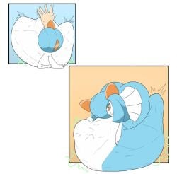 ambiguous_prey endlessnight female female_pred human_prey kirlia pokemon pokemon_(species) pokemon_pred ralts shiny_pokemon smaller_female smaller_pred swallowed_whole vore