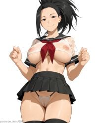 momo yaoyorozu from boku no hero academia by xxai