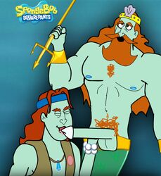 incest king_neptune male_only smooth_skin spongebob_squarepants tagme triton_(spongebob_squarepants) what