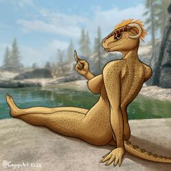argonian from the elder scrolls by cayugo