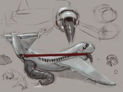 4:3 absurd_res aircraft airplane anus bodily_fluids erection feral gag genital_fluids hi_res living_aircraft living_machine living_vehicle looking_pleasured machine male male/male penis precum ring_gag solo solo_focus spread_anus spreading tagme tongue tongue_out vehicle vekyn