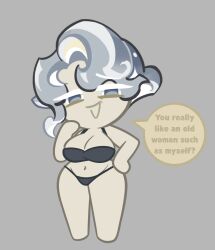 cookie_run gilf milf older_female oyster_cookie speech_bubble