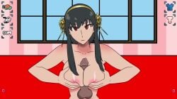 1girls 2d 2d_animation animated black_hair boobjob breast breasts brothel disembodied_penis erect_penis female floating_penis game_cg light_skinned_female long_hair nymphomania_fantasy_town paizuri paizuri_lead_by_female red_eyes spy_x_familly spy_x_family tagme titjob unifox_game_studio video video_game video_games yor_briar yor_forger