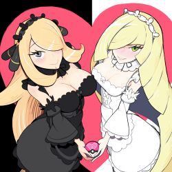 cynthia (pokemon) from game freak by yakumo ryoujin