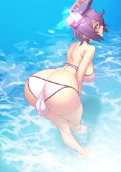 1futa anus areolae ass back back_view backsack balls ballsack bent_over big_ass big_balls big_breasts big_penis breasts clothed clothing cock cock-tail decensored dick dickgirl flaccid full-package_futanari futa_only futanari high_resolution highres human kantai_collection large_ass large_breasts light-skinned_futanari light_skin looking_back mostly_nude nipples purple_hair pussy short_hair solo standing swimsuit swimwear tenryuu_(kantai_collection) tomoyuki_kotani uncensored yellow_eyes