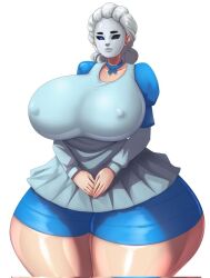 big_breasts big_hips breasts cleavage cloudybits hips hips_wider_than_shoulders huge_breasts huge_hips large_breasts large_hips massive_breasts oc original_character tagme thick_thighs thighs wide_hips