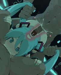 hatsune miku from vocaloid by rea loixacra