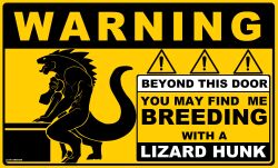 caution_sign grabbing_head larger_male lizardman lluisabadias pictogram size_difference warning_sign warning_sign_person