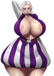 big_breasts big_hips breasts cleavage cloudybits hips hips_wider_than_shoulders huge_breasts huge_hips large_breasts large_hips oc original_character tagme thick_thighs thighs wide_hips