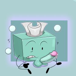 anthro bubbles digital_media_(artwork) inanimate_insanity object_shows sick thebigbuddy tissue_box tissues_(ii)