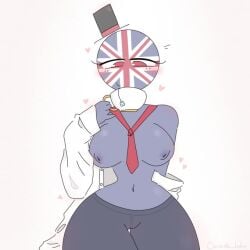 big_breasts countryhumans countryhumans_girl repost tea teatime thick_thighs tiny_waist tophat undressing united_kingdom_(countryhumans) xx.canada.xx