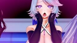 1futa 3d 3girls ahe_gao ahegao animated big_breasts black_hair blue_hair breasts covered_eyes delalicious3 embarrassed female female_focus fondling fondling_breast front_view futa_on_female futanari geministarsign huge_breasts indie_virtual_youtuber ironmouse melody_(projektmelody) peeking projektmelody public public_sex reverse_cowgirl_position saberwolf8 sex silvervale sound the_big_trash two_tone_hair uncensored vaginal_penetration video virtual_youtuber vixxenva voice_acted vshojo white_hair zentreya