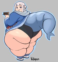 gawr gura from hololive by vallapon