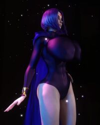 1girls 2023 3d 3d_animation 4:5 abs alternate_breast_size animated bodysuit bouncing_breasts breasts_bigger_than_head cape dc dc_comics female female_only female_solo gigantic_breasts grey_skin hand_on_hip hourglass_figure huge_breasts nipples nipples_visible_through_clothing purple_eyes purple_hair rachel_roth raven_(dc) shorter_than_30_seconds skin_tight skindentation small_waist solo solo_female strutting superhero superheroine tagme teen_titans thick_thighs thighs thin_waist top_heavy upper_body vaako vertical_video video walking wasp_waist wide_hips