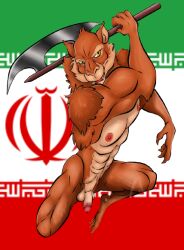 1boy 2020 anthro artist_request axe background balls bara beige_fur beige_penis beige_skin body_hair brush canid canid_humanoid canine cock cream_fur crush digital_media_(artwork) edited feet flaccid flaccid_penis flag flag_print fur furry hair humanoid_penis iran iranian iranian_flag iranian_mythology jackal jackalman large_balls large_penis low_res lowres male medium_penis meme muscle muscles muscular_anthro muscular_male national_personification nude orange_fur orange_hair parody parody_porn penile penis persian persian_(iranian) persian_male personification politics pov seductive simple_background smile solo solo_male straight style_parody teeth testicle testicles thundercats tongue unknown unknown_artist unknown_source weapon yellow_eyes young