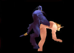 bent_over blood_elf draenei from_behind gay male/male male_draenei male_focus male_only tagme vodka world_of_warcraft yaoi