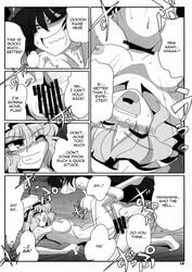 breasts censored comic english flandre_scarlet futa_on_female futanari highres intersex kieyza sex touhou utsuho_reiuji