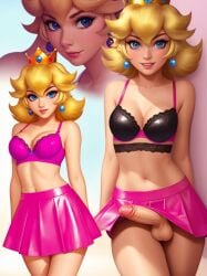 princess peach from mario (series) by makychan
