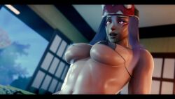 1boy 1girls 3d animated athletic_female blender blender_(software) blizzard_entertainment bouncing_breasts breasts female high_resolution human kiriko_(overwatch) large_breasts light-skinned_male long_hair looking_at_partner looking_down looking_pleasured nipples nsfwmegaera overwatch overwatch_2 pussy pussy_juice sex shiny shiny_skin shorter_than_30_seconds shorter_than_one_minute sound sweat vagina vaginal_penetration vaginal_sex very_high_resolution video