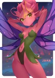 arms_behind_head dark_willow dota_2 fairy jdpr pink_skin