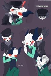 broker_(phighting) gay kissing non-human original_character phighting precum roblox roblox_game robloxian self_upload skinny tagme tagme_(artist) toony zuka_(phighting)