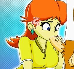 blue_eyes donkey_kong_(series) funky_kong furry furry_male mario_(series) orange_hair princess_daisy