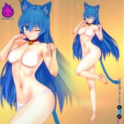 aleksey_gutierrez blue_hair cat_ears igneuzz igneuzz_set nekomimi pov pov_eye_contact tagme underwear