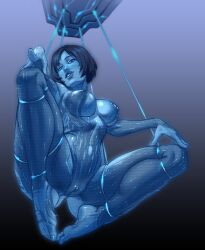 2d 2d_(artwork) amiri_ri_ blue_body bob_cut bondage bound cortana drawn erect_nipples feet feet_together female female_only femsub halo_(series) looking_at_viewer pointing pussy seductive_look spread_legs thick_thighs toes video_games