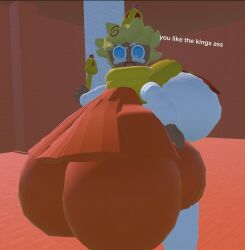 1girls 3d 3d_(artwork) big_ass big_breasts big_butt blue_eyes breasts bubble_ass bubble_butt cookie cookie_run cookie_run_kingdom crown custard_cookie_iii female female_only goofy_ahh huge_ass huge_breasts huge_butt orange_cape orange_pants rec_room rule_63 thick_ass thick_thighs weirdmaker43 white_shirt yellow_hair