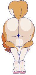 absurd_res amen_pose anthro ass big_breasts big_butt breasts canid canine female hi_res kibbles_(uberquest) mammal praise_da_booty_(meme) skidd solo uberquest webcomic wide_hips