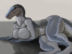 1girls anthro baryonyx big_breasts big_hips breasts curvy curvy_female curvy_figure dinosaur dinosaur_girl enormous_breasts female female_only gigantic_breasts huge_breasts hxveuseenmypen jurassic_park jurassic_world jurassic_world_fallen_kingdom large_breasts laying_down raptor sharp_teeth spinosaurid theropod thick thick_hips thick_thighs thighs thunder_thighs voluptuous voluptuous_female wide_hips