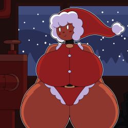 1girls animated ass_bigger_than_head big_ass big_breasts big_butt christmas_outfit cookie dorahden female food_girl food_humanoid ginger_(dorahden) gingerbread_cookie happy huge_ass huge_breasts huge_butt massive_ass massive_butt santa_hat smiling thick_ass thick_thighs