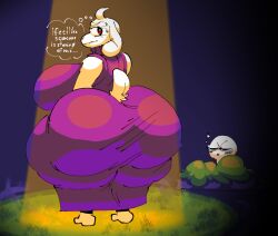 1girls 2d anon ass ass_bigger_than_head big_ass big_breasts breasts breasts_bigger_than_head color english english_text huge_ass huge_breasts tagme talking text thick_thighs thinking tmgthejust toriel undertale undertale_(series)