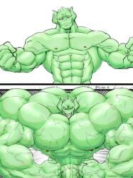 balls bara big_balls big_muscles big_penis d_ron_r growth hyper_balls hyper_penis male male_only muscle_growth muscles muscular nude penis solo solo_male ろん