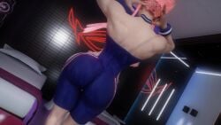 3d animated ass ass_focus dancing hip_sway manon_legrand no_sound pink_hair street_fighter street_fighter_6 vamtimbo video