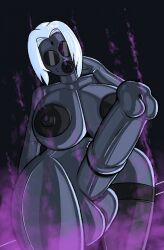 1futa balls big_breasts breasts erection futa_only futanari futanari_transformation hazmat hazmat_creature horsecock huge_ass huge_breasts huge_cock humanoid latex milkandjuice naruto nude penis plump solo standing thick_thighs transformation tsunade wide_hips