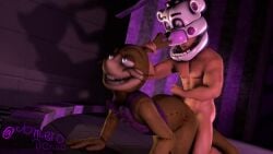 anal anal_sex animated ass balls bear bunny cock dick ear eyes five_nights_at_freddy's five_nights_at_freddy's:_help_wanted five_nights_at_freddy's:_sister_location gay glitchtrap human jomero_benno light-skinned_male longer_than_30_seconds male male/male male_only mascot_head mask penis sex skin sound tagme video