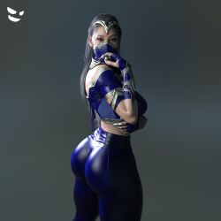 1girls 3d abs asian_female ass big_ass big_breasts breasts cleavage curvy edenian female female_focus female_only fully_clothed gm_studios kitana kitana_(new_era) large_breasts looking_at_viewer masked masked_female mortal_kombat mortal_kombat_1_(2023) netherrealm_studios non-nude royalty solo solo_focus thick_ass thick_thighs thighs tight_clothing