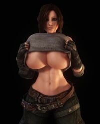 1girls 2023 3d 3d_animation abs alternate_ass_size alternate_breast_size animated areola_slip areolae areolae_slip big_ass breasts_bigger_than_head breasts_bigger_than_torso brown_hair bulletstorm cleavage clothed clothed_female electronic_arts epic_games female female_only female_solo fingerless_gloves gigantic_breasts gloves hair_over_one_eye hourglass_figure huge_breasts human human_female human_only large_ass looking_at_viewer midriff nipple_slip nipples pants people_can_fly shirt_lift shirt_up small_waist solo solo_female swaying swaying_breasts tagme tease teasing thick_thighs thin_waist top_heavy trishka_novak vaako video wasp_waist wide_hips