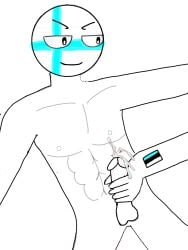 countryhumans cum estonia_(countryhumans) finland_(countryhumans) gay handjob masturbate