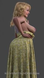 3d 3d_(artwork) breasts kaliyuga_charitham lilly_cooper milf redvelvetrenders summer_dress