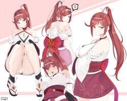 1girls absurd_res anger_vein angry ass bare_shoulders black_gloves blush boots breasts bubble_butt busty cleavage core_crystal curvy elbow_gloves female female_only fingerless_gloves glimmer_(xenoblade) gloves highres hips hourglass_figure icoo japanese_clothes kimono large_ass large_breasts long_hair looking_at_viewer monolith_soft multiple_angles multiple_views nintendo orange_eyes pink_hair ponytail slim_waist tattoo thick_ass thick_thighs thighs very_long_hair white_boots white_kimono wide_hips xenoblade_(series) xenoblade_chronicles_3 xenoblade_chronicles_3:_future_redeemed