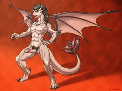 1boy anthro dr_comet dragon male male_only solo tagme uncensored