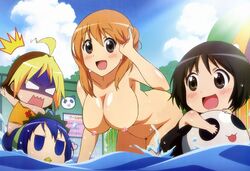 anzu_(hanamaru_youchien) hanamaru_youchien hiiragi_(hanamaru_youchien) koume_(hanamaru_youchien) nude nude_filter photoshop pointy_chin undressing yamamoto_nanako