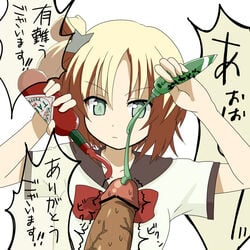 1boy1girl atahuta blonde_hair capsaicin cock_and_ball_torture femdom hot_sauce kore_wa_zombie_desu_ka? maelstrom penis side_ponytail tabasco tomonori torture translation_request wasabi yoshida_yuki