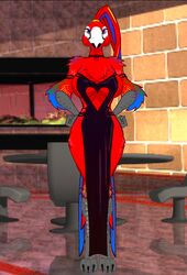 1girls aleta aleta_(hth) big_breasts bird breasts bust busty crowchild crowchild-85 crowchild85 crowchild87 feathers furry high_tail_hall hips hth_studios huge_breasts large_breasts looking_at_viewer macaw red_feathers scarlet_macaw wide_hips